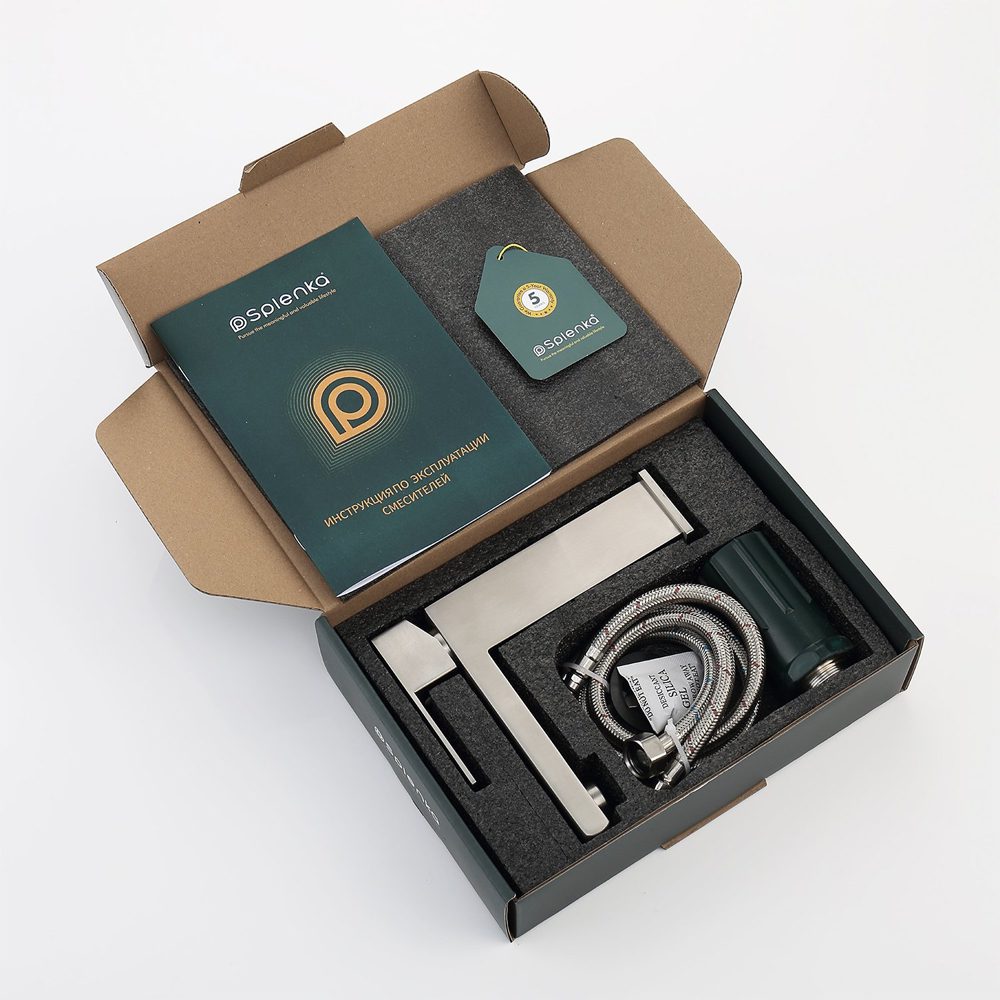 Смеситель для умывальника Splenka S224.10.05, сатин — изображение 7