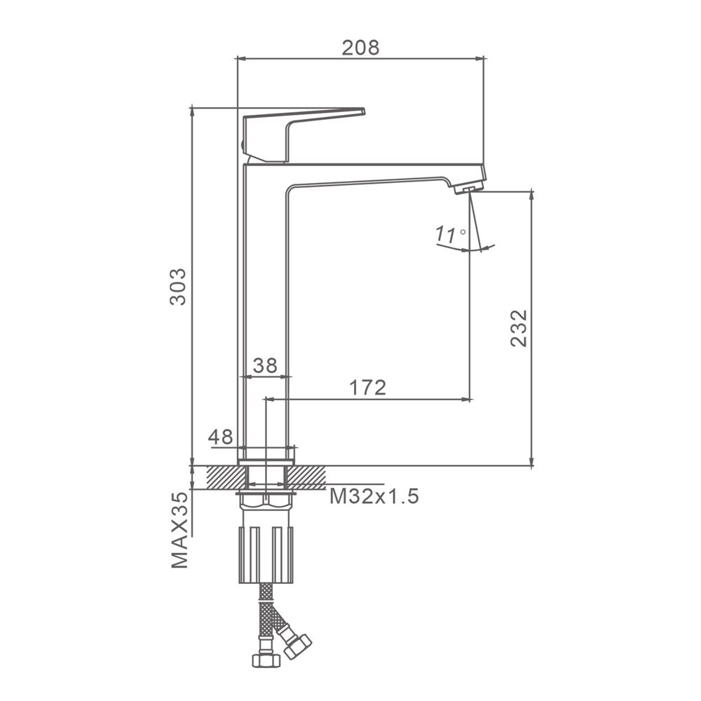 Смеситель для умывальника Splenka S01.15 — изображение 8