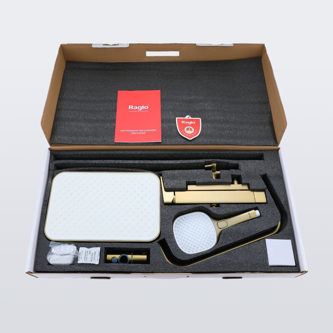 Душевая система Raglo R30.24.03, золотой сатин — изображение 5