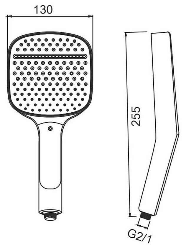 Лейка для душа 3-режимная Splenka S450.54 — изображение 5