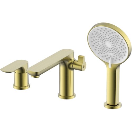 Смеситель для ванны врезной Raglo R03.31.03, золотой сатин