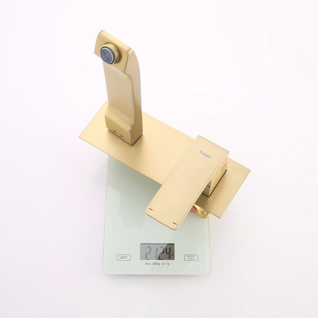 Смеситель скрытого монтажа для умывальника Raglo R01.11.03, золотой сатин — изображение 4