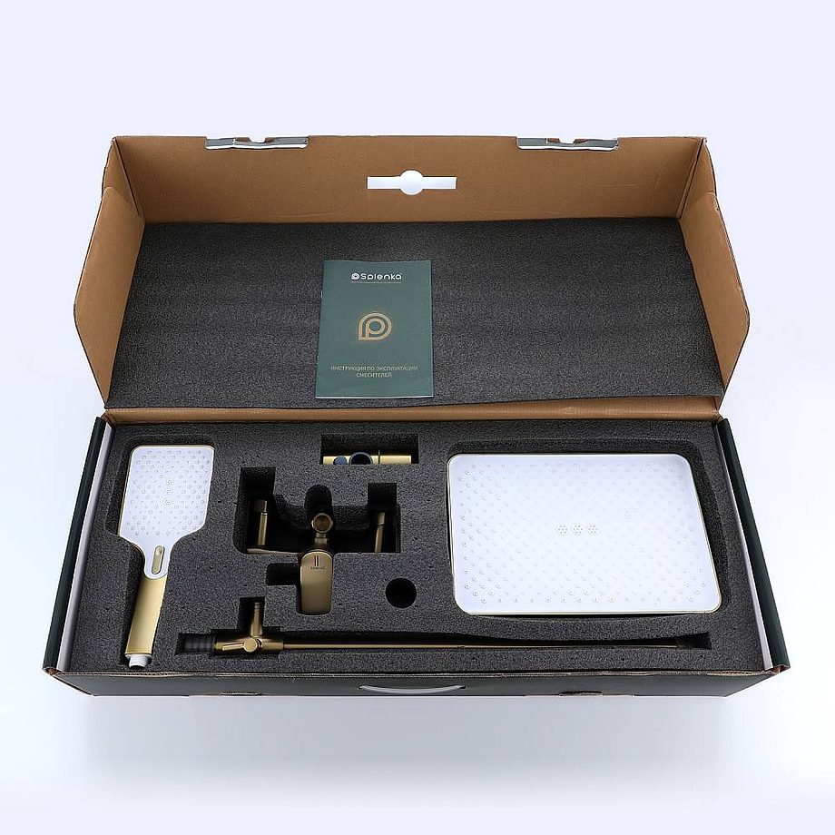 Душевая система Splenka S30.24.03, золотой сатин — изображение 11