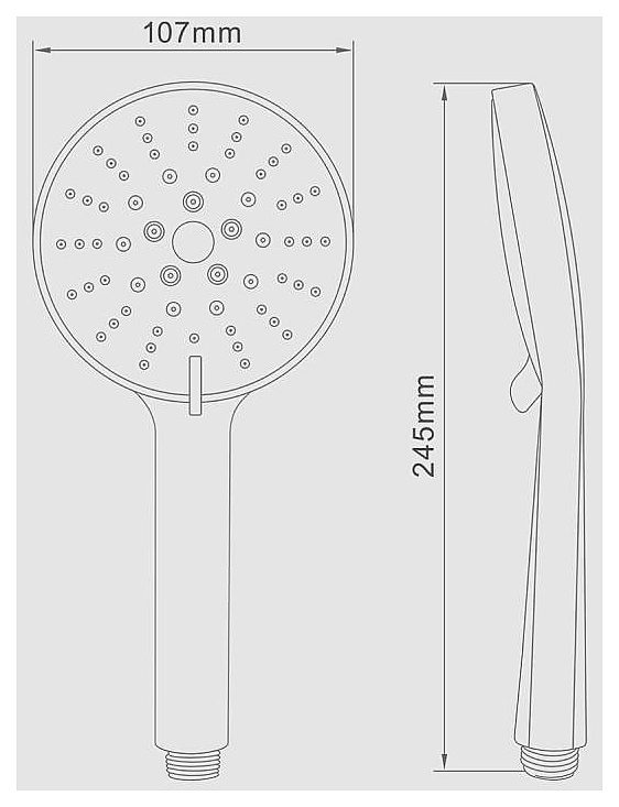 Лейка для душа 5-режимная Splenka S450.04 — изображение 6