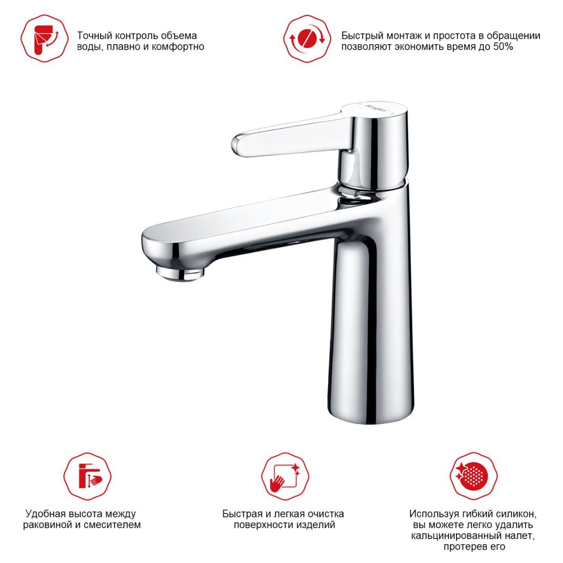 Смеситель для умывальника Raglo R32.10 — изображение 4