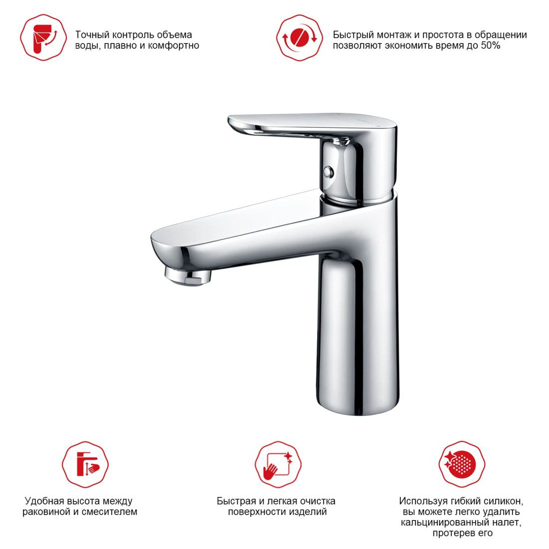 Смеситель для умывальника Raglo R31.10 — изображение 4