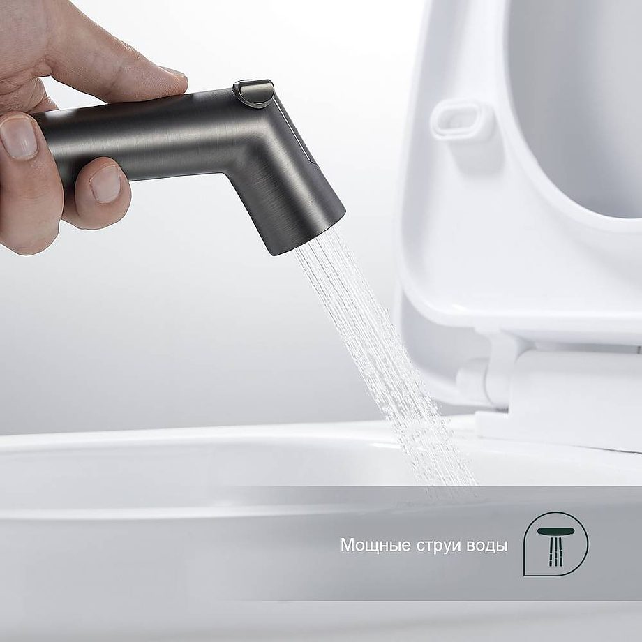 Смеситель для гигиенического душа Splenka S41.51.09, графит — изображение 5