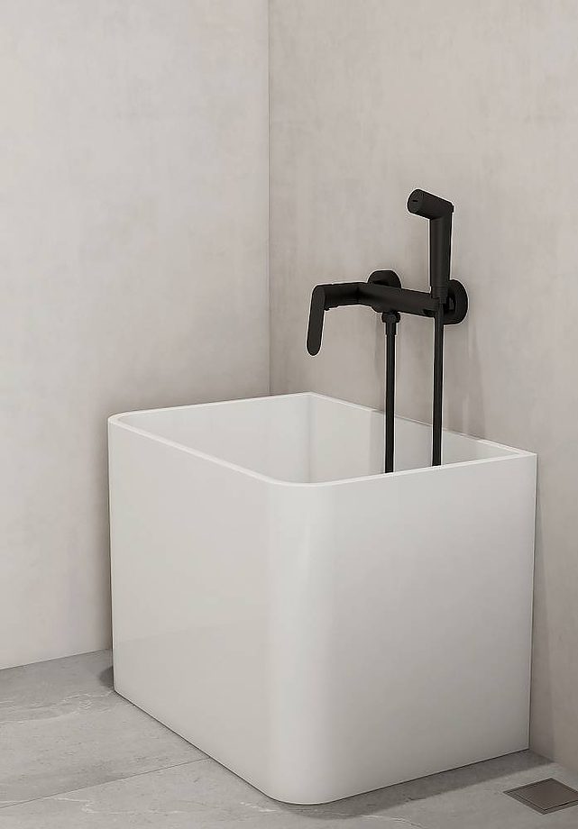 Смеситель для гигиенического душа Splenka S41.51.06, чёрный — изображение 3