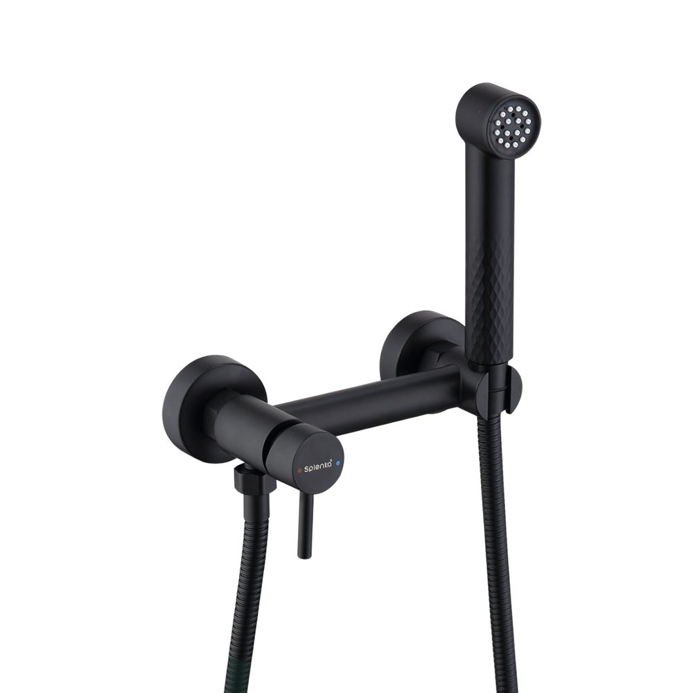 Смеситель для гигиенического душа Splenka S99.51.06, чёрный