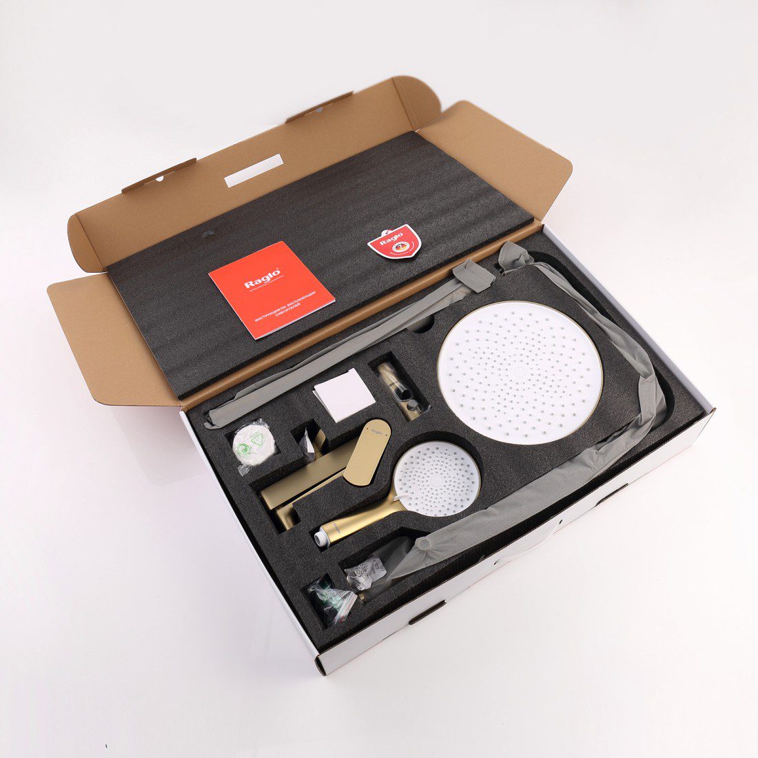 Душевая система Raglo R03.24.03, золотой сатин — изображение 6