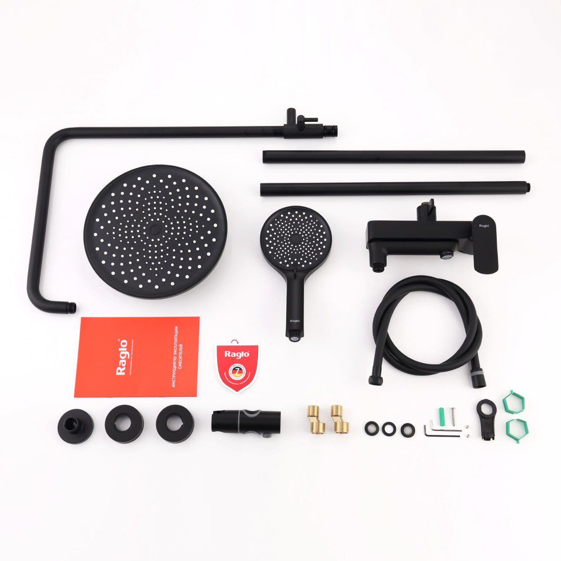 Душевая система Raglo R03.24.06, чёрный — изображение 10