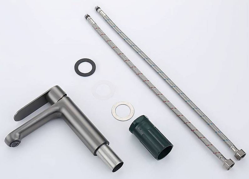 Смеситель для умывальника Splenka S222.10.09, графит — изображение 9