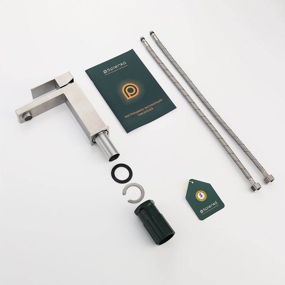 Смеситель для умывальника Splenka S224.10.05, сатин — изображение 6