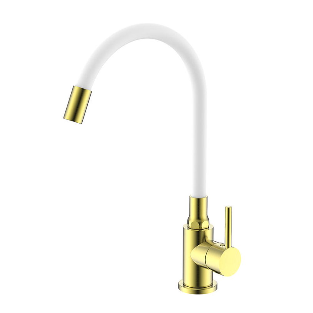 Смеситель для кухни с гибким изливом Splenka S201.4408.03, золотой сатин