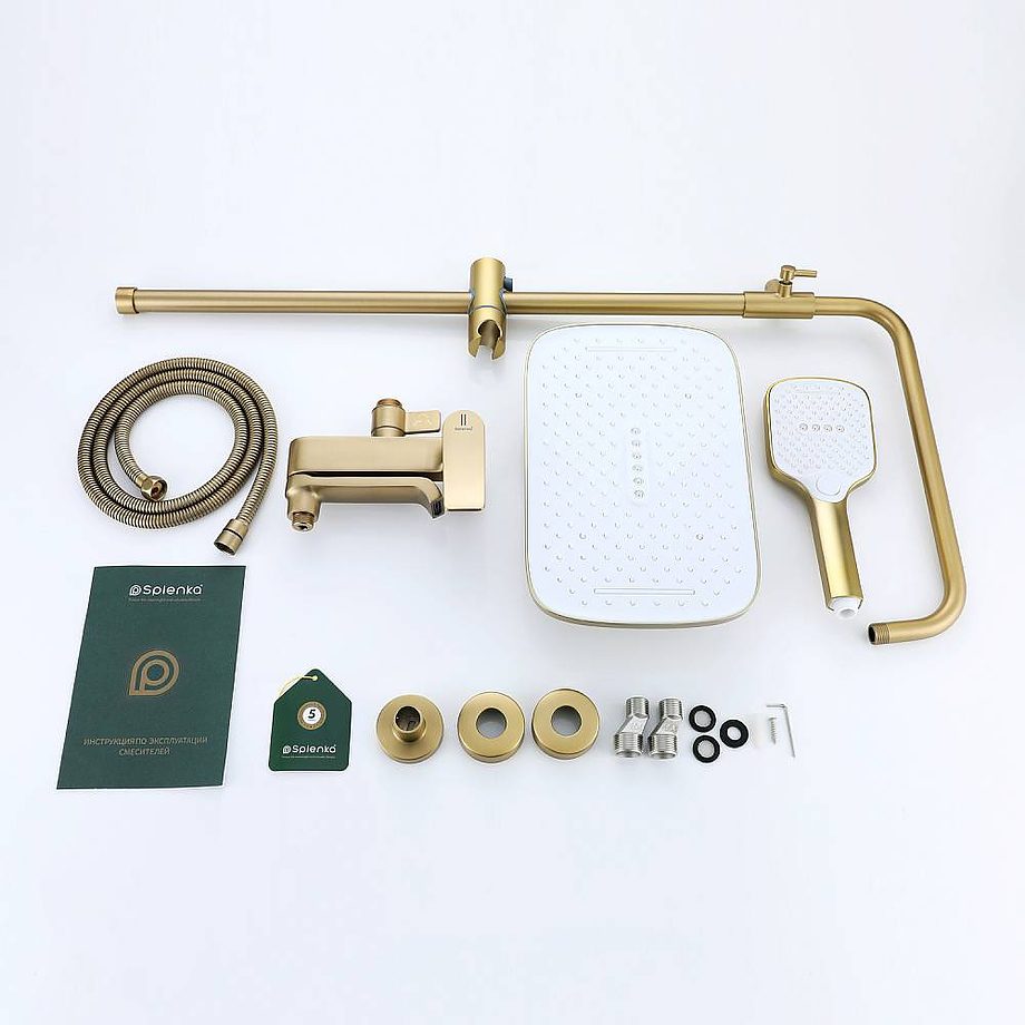 Душевая система Splenka S31.24.03, золотой сатин — изображение 11