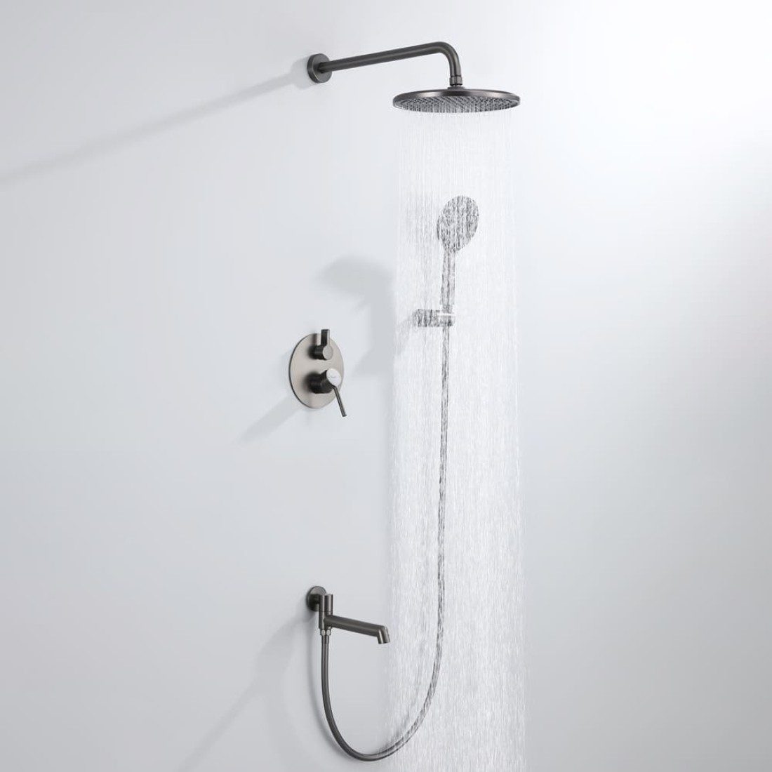 Душевая система скрытого монтажа Raglo R20.27.09, графит — изображение 2