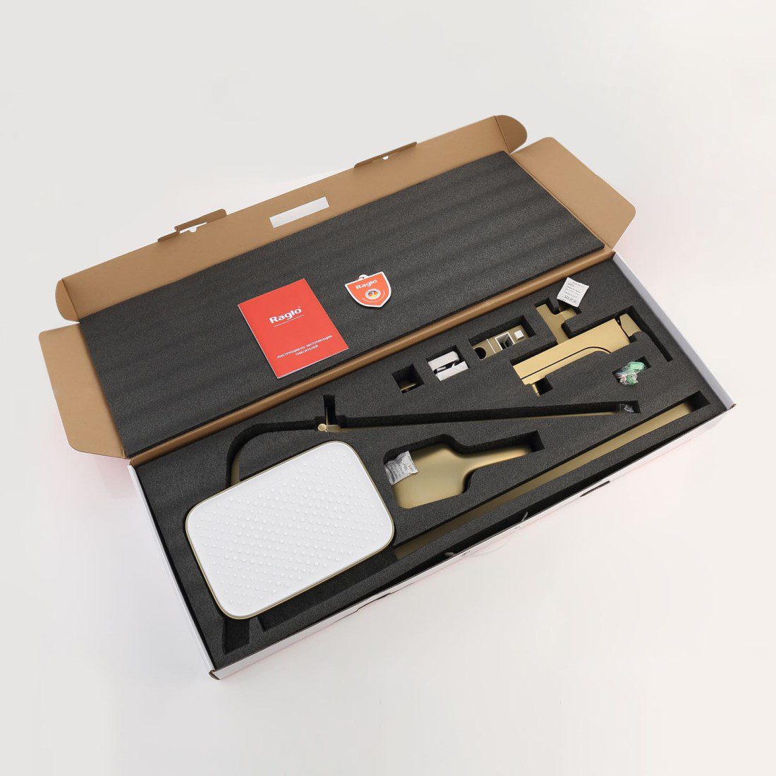 Душевая система Raglo R02.24.03, золотой сатин — изображение 4