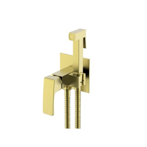 Смеситель скрытого монтажа для гигиенического душа Raglo R01.52.03, золотой сатин