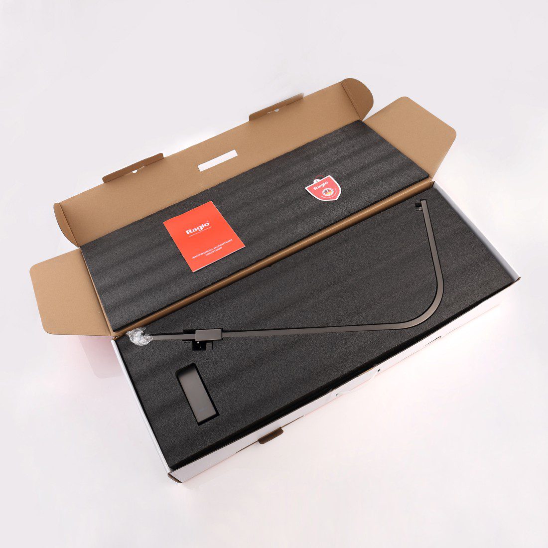 Душевая система с термостатическим смесителем Raglo R01.26.09, графит — изображение 10