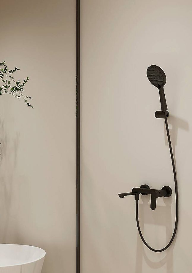 Смеситель для ванны Splenka S41.30.06, чёрный — изображение 3