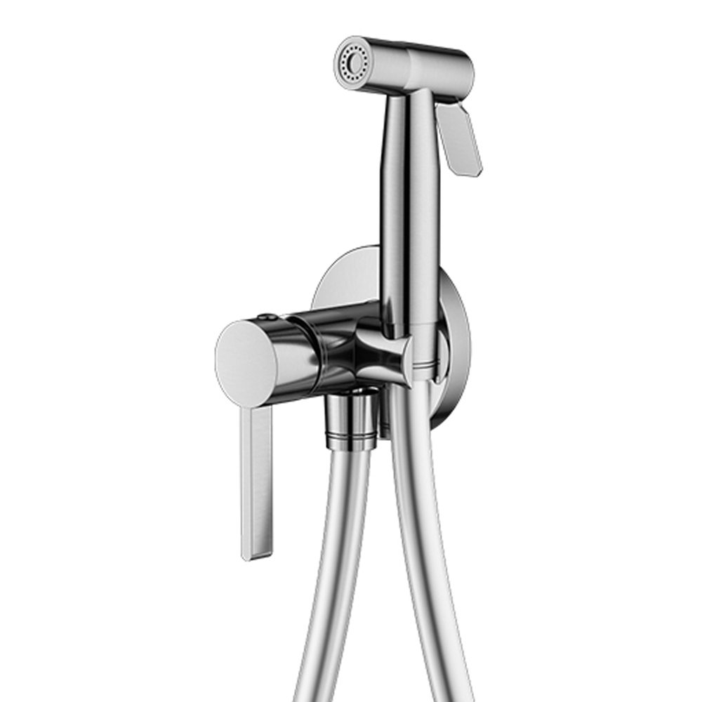 Смеситель скрытого монтажа для гигиенического душа Splenka S221.52.05, сатин