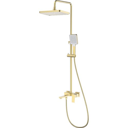 Душевая система Splenka S01.24.03, золотой сатин