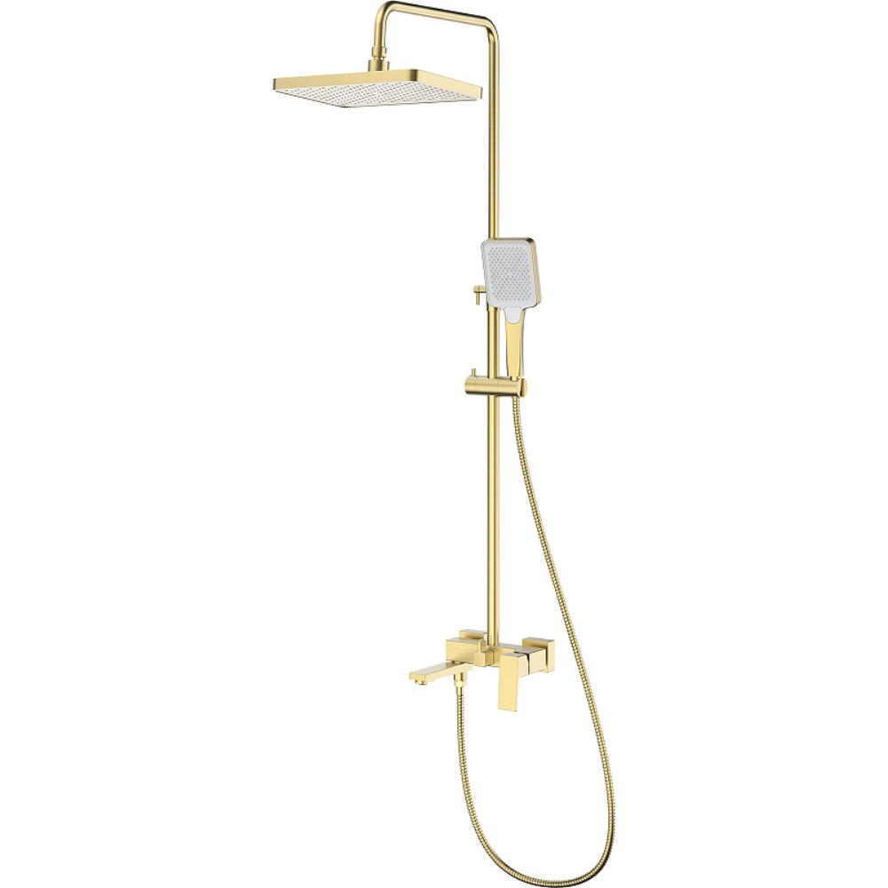 Душевая система Splenka S01.24.03, золотой сатин