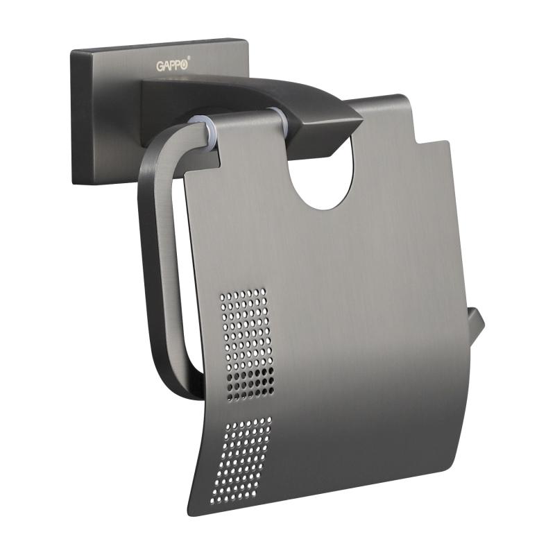 Держатель туалетной бумаги Gappo G0703-9, оружейная сталь