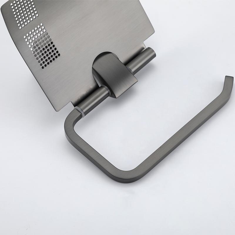 Держатель туалетной бумаги Gappo G0703-9, оружейная сталь — изображение 6