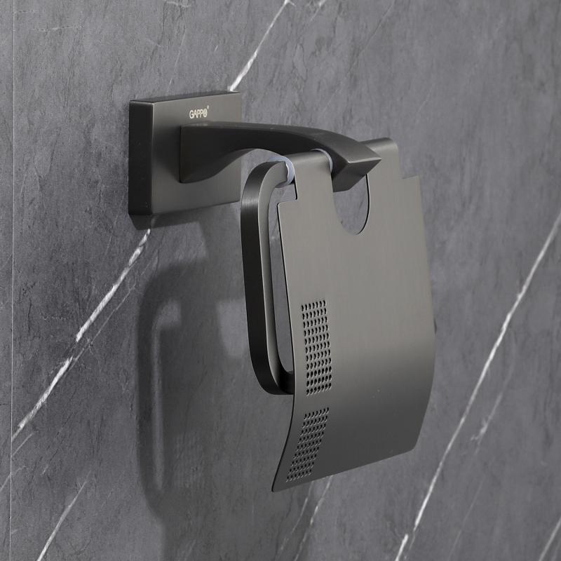 Держатель туалетной бумаги Gappo G0703-9, оружейная сталь — изображение 11