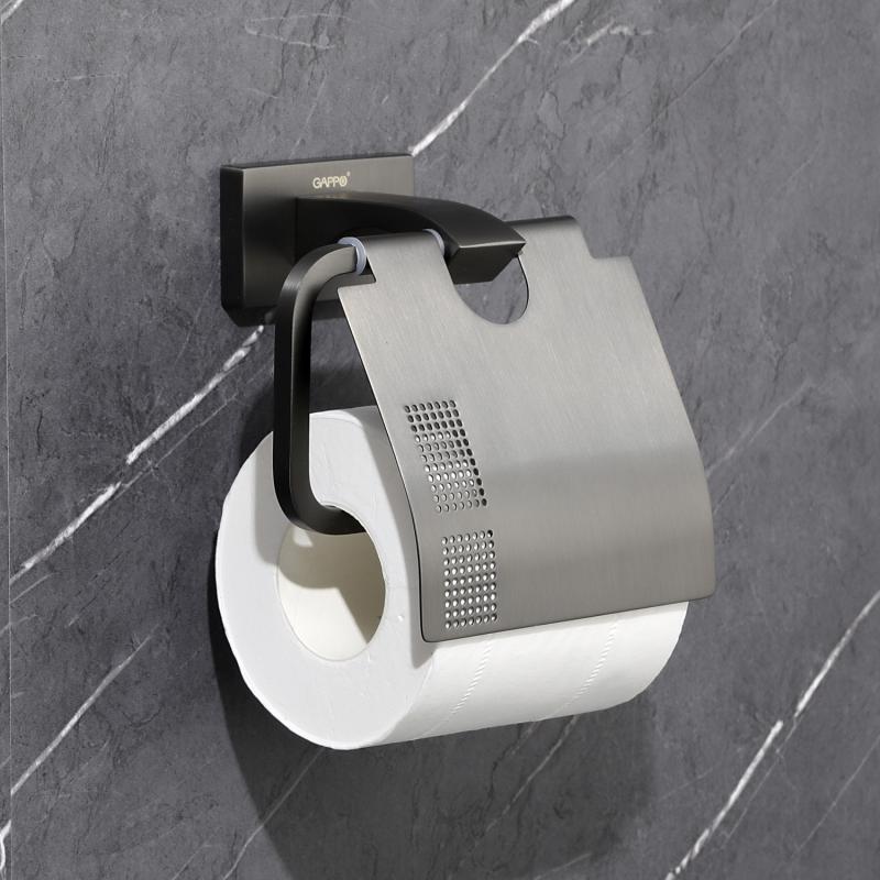 Держатель туалетной бумаги Gappo G0703-9, оружейная сталь — изображение 12
