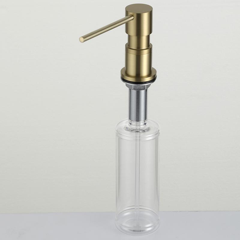 Дозатор для моющего средства Gappo G402-3, золотой сатин — изображение 3