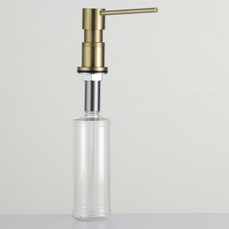 Дозатор для моющего средства Gappo G402-3, золотой сатин — изображение 4