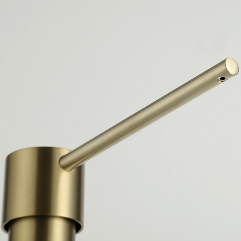 Дозатор для моющего средства Gappo G402-3, золотой сатин — изображение 6