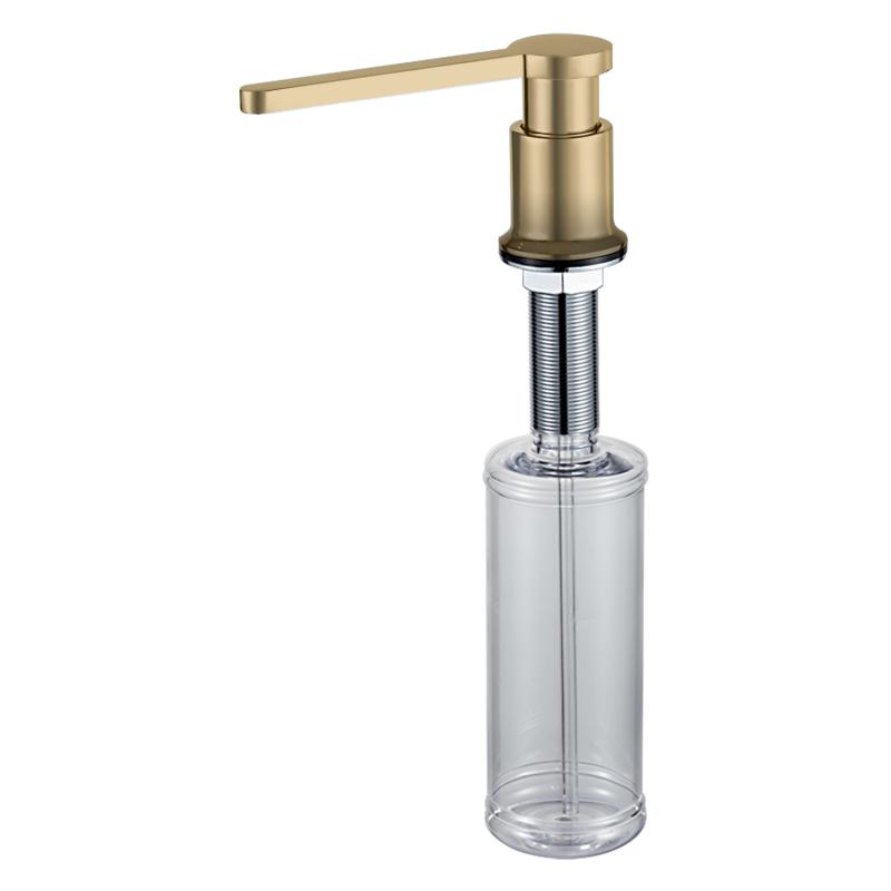 Дозатор для моющего средства Gappo G406-3, золотой сатин