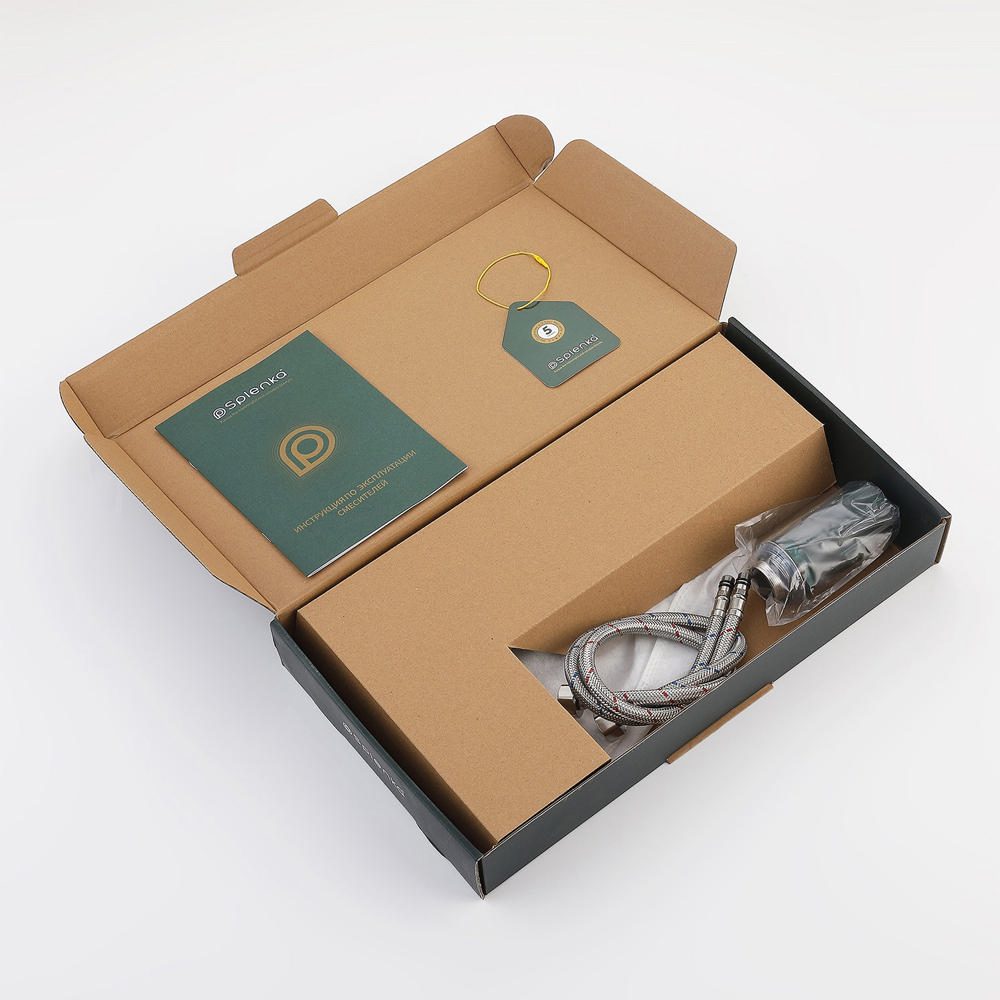 Смеситель для кухни Splenka S206.40.06, чёрный — изображение 8