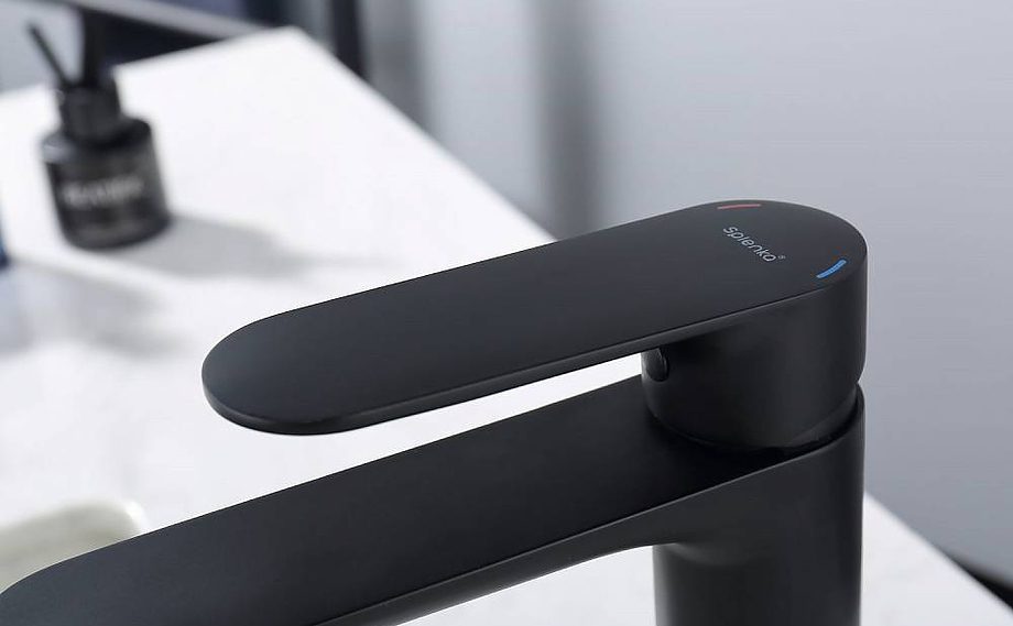 Смеситель для умывальника Splenka S222.10.06, чёрный — изображение 7