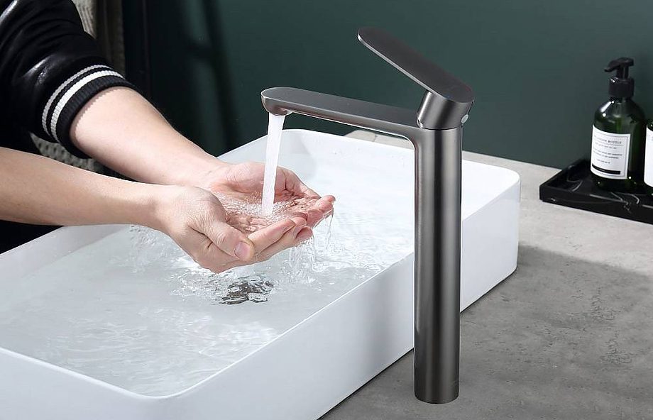 Смеситель для умывальника Splenka S222.15.09, графит — изображение 9