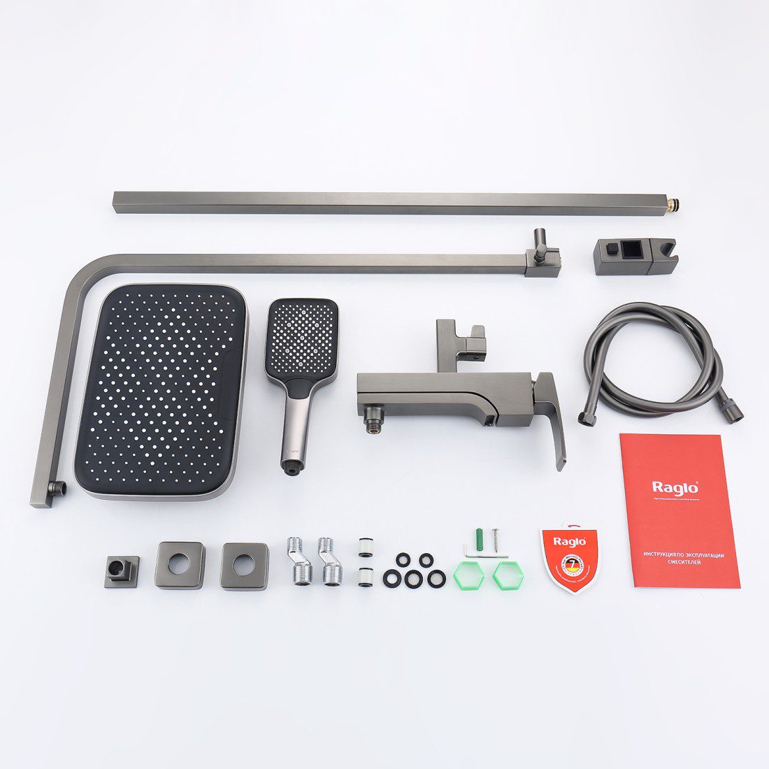 Душевая система Raglo R02.24.09, графит — изображение 4