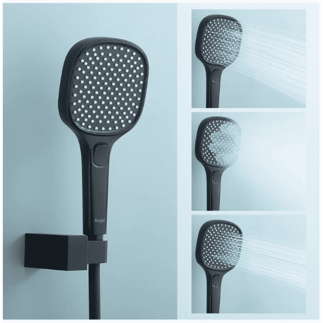 Душевая система скрытого монтажа Raglo R30.27.06, чёрный — изображение 7