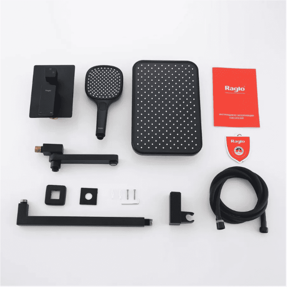 Душевая система скрытого монтажа Raglo R30.27.06, чёрный — изображение 3