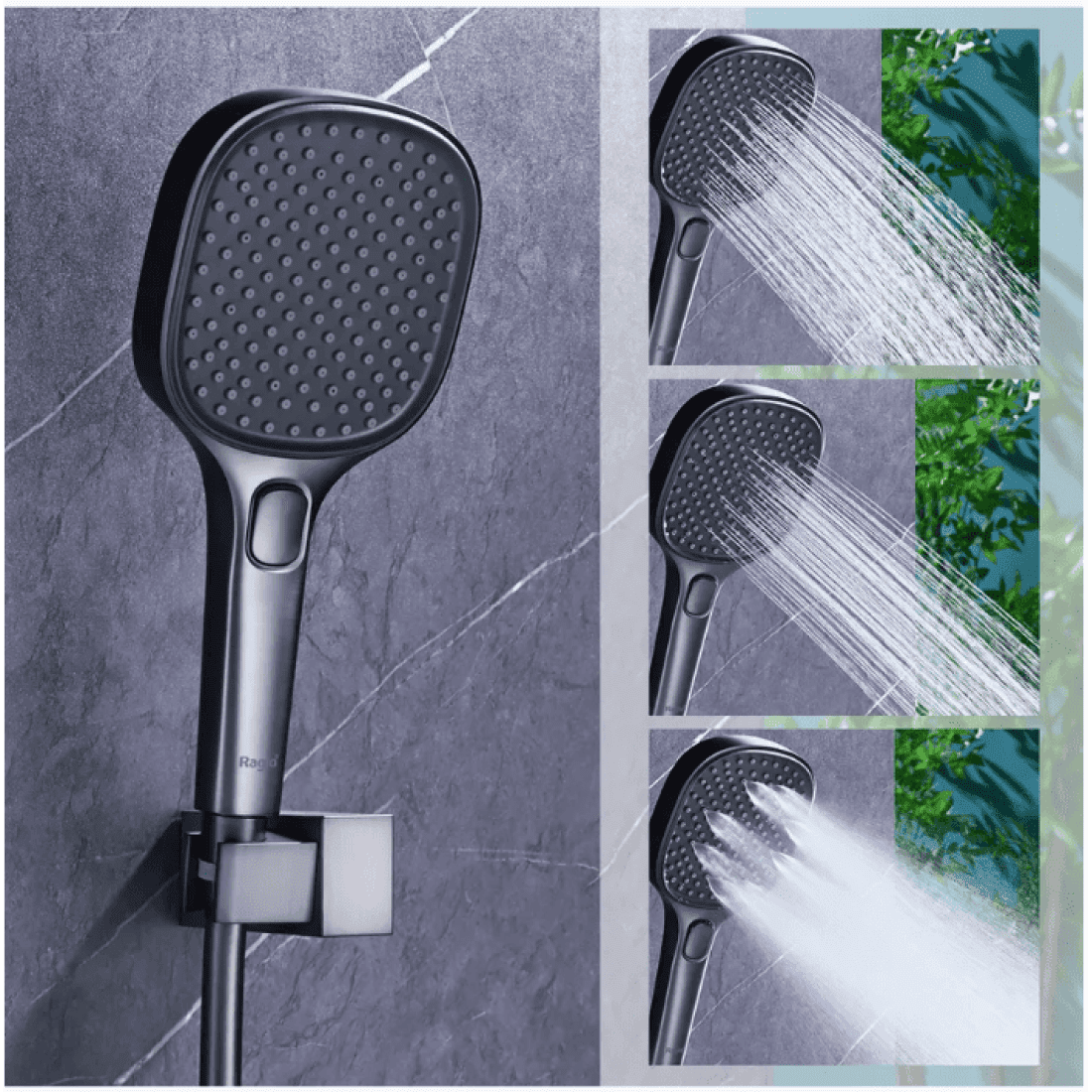 Смеситель для ванны Raglo R30.30.09, графит — изображение 7