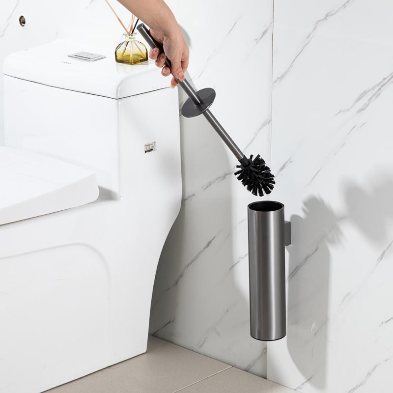 Ёршик для унитаза Gappo G903-9, настенный, сатин — изображение 4