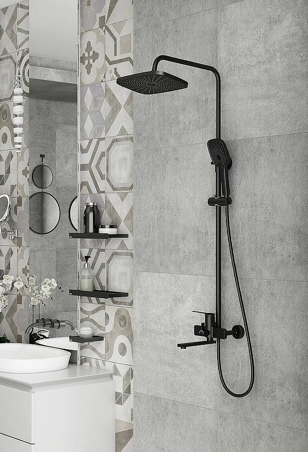 Душевая система Splenka S40.24.06, чёрный — изображение 3