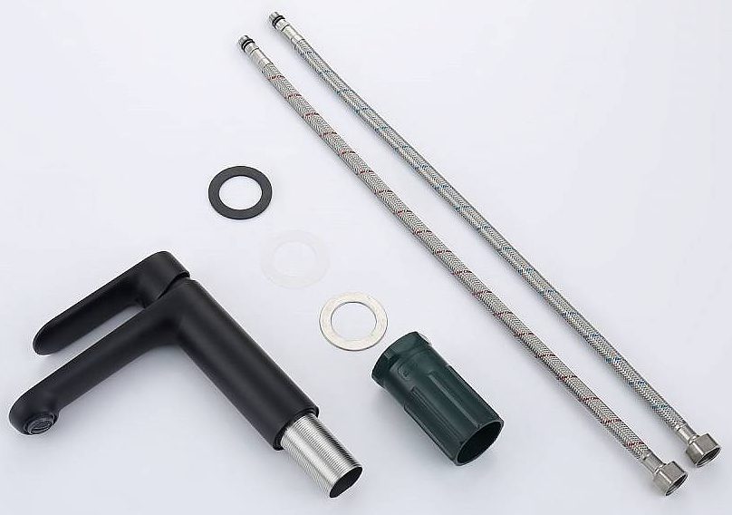 Смеситель для умывальника Splenka S222.10.06, чёрный — изображение 8