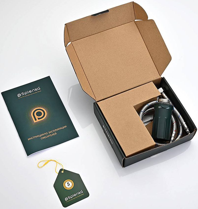 Смеситель для умывальника Splenka S30.10.06, чёрный — изображение 11