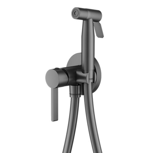 Смеситель скрытого монтажа для гигиенического душа Splenka S221.52.09, графит