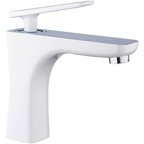 Смеситель для умывальника Faop A1003-8, белый/хром