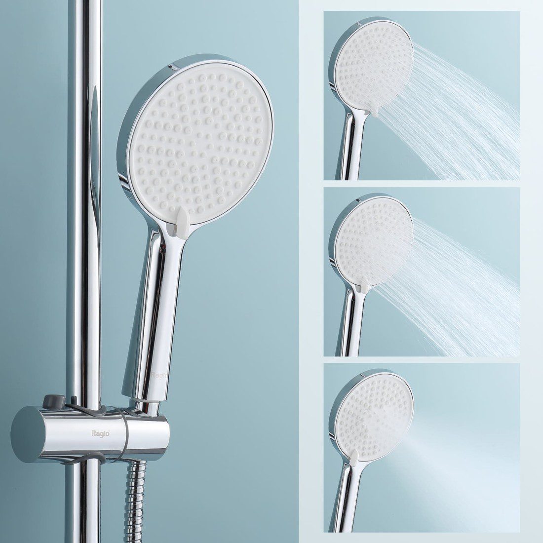 Душевая система с термостатическим смесителем Raglo R20.26 — изображение 7