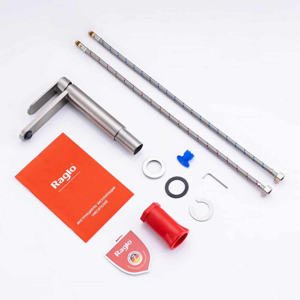 Смеситель для умывальника Raglo R10.10.05, сатин — изображение 2